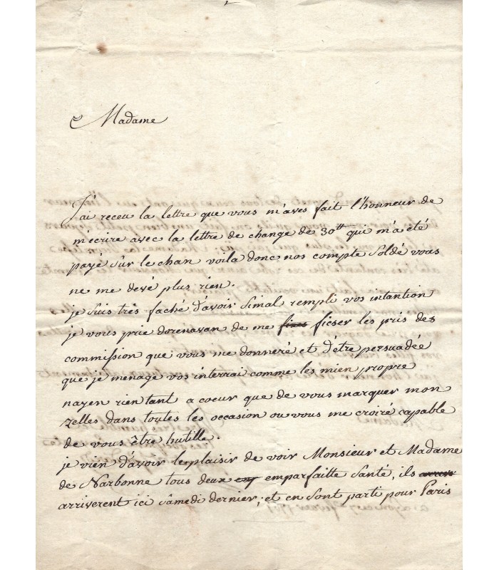 MODE FEMININE. 11 lettres autographes et factures (G 5605)