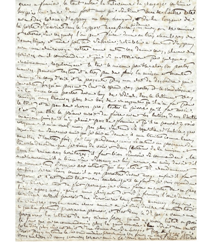 MONCEY Bon-Adrien, général de la Révolution. Lettre autographe (G 5565)