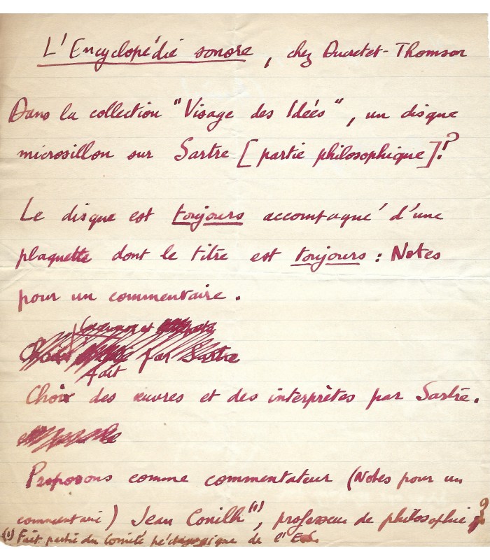 PICHETTE Henri, écrivain, poète. Lettre autographe (G 5595)