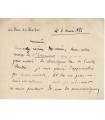 RENARD Jules, écrivain. Carte autographe (G 3226)