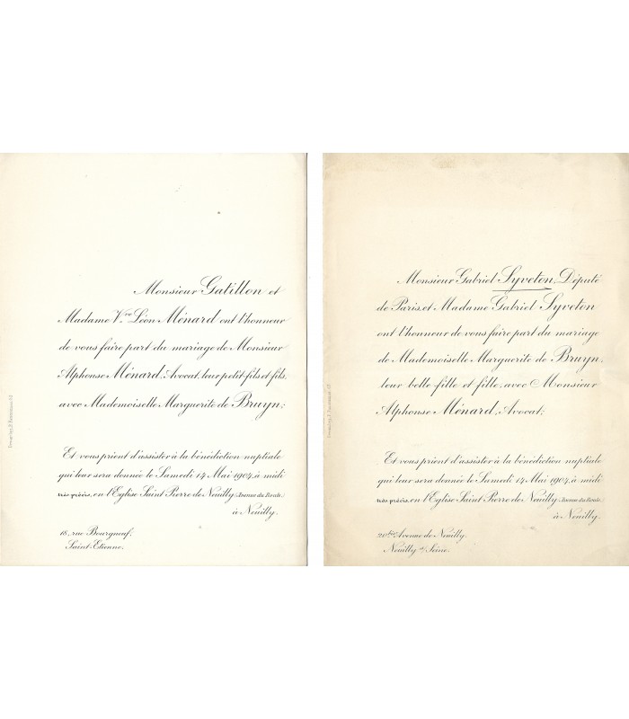 SYVETON Gabriel, homme politique, historien. Carte-lettre autographe (G 782)