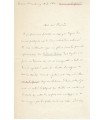 BANVILLE Théodore de, poète, dramaturge. Lettre autographe (G 382)