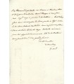 MACKAY, ministre de la Marine. Lettre autographe (G 415)