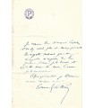 PAILLERON Edouard, dramaturge. Lettre autographe (G 5186)