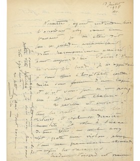 DELARUE-MARDRUS Lucie, romancière. Lettre autographe (G 4405)