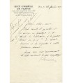 Lettre autographe astronome . FLAMMARION Camille G 4030 