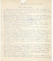 NOEL Marie, poétesse, surnommée "La Fauvette d'Auxerre". Lettre de voeux (Réf. G 2606)