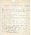 NOEL Marie, poétesse, surnommée "La Fauvette d'Auxerre". Lettre de voeux (Réf. G 2606)