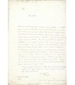 MOLITOR Gabriel Jean Joseph, Maréchal de France. Lettre autographe (G 3230)