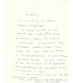 ANOUILH Jean, dramaturge. Lettre autographe (G 5286)