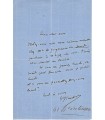 FLAUBERT Gustave, écrivain. Lettre autographe (G 3729)