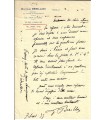 BERILLON (Edgar). Psychiatre. Lettre autographe, 1935 (Réf. E 10497)