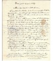 BERTRON LIBERGE DES BOIS, manufacturier, inventeur. Lettre autographe ( G 2712/ 2713))