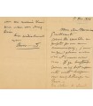 BRACQUEMEOND (Félix). Graveur à l'eau-forte. Directeur de la Manufacture de Sèvres. Lettre autographe, 1894 (Réf. G 172)