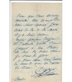 DEJAZET (Virginie). Actrice. Lettre autographe, vers 1874 (Réf. G 5102)