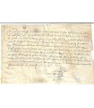 MARESCOT (Michel). Médecin d'Henri IV.  Pièce autographe (E 10507)