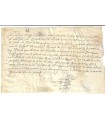 MARESCOT (Michel). Médecin d'Henri IV.  Pièce autographe (E 10507)