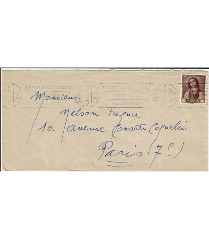 MIRO (Joan). Peintre espagnol. Lettre autographe à Nelson Fuqua, 1962 (G 3633)