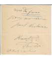 VERLAINE. KRANTZ Eugénie. Billet autographe, 15 juin 1892 (E 10484)