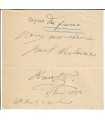 VERLAINE. KRANTZ Eugénie. Billet autographe, 15 juin 1892 (E 10484)