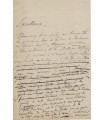 LISZT Franz. Compositeur et pianiste virtuose. Lettre autographe à Ch.-A. de Saxe-Weimar (Réf. G 3952)