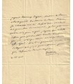 MOLLIEN (Nicolas François, comte). Conseiller financier de Napoléon. Lettre autographe (G 3819)