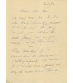 CELINE (L.F.), écrivain. Lettre autographe à Paul Marteau (G 3377)