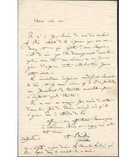 BOÏELDIEU Louis-Adrien, compositeur. Lettre autographe (G 5637)