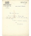 JOUVET Louis, acteur et metteur en scène. Lettre autographe (G 5307)