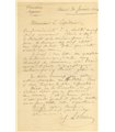 LE VERRIER Urbain, Astronome, découvreur de Neptune. Lettre autographe (G 4037)