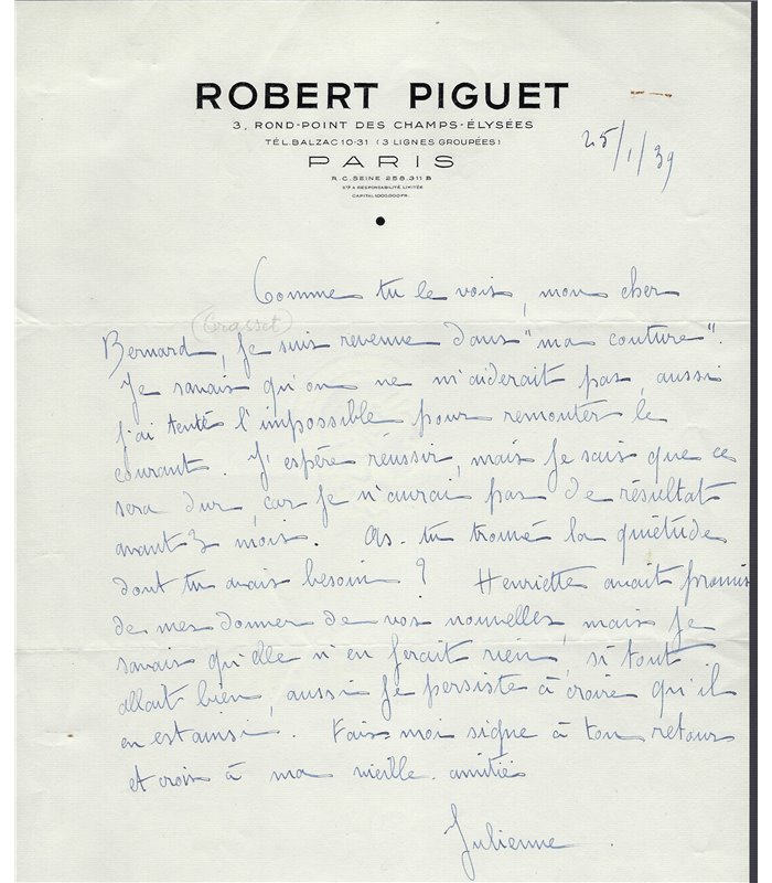 HAUTE COUTURE. JULIENNE-POIRET