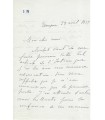 NEMIROVSKY Irène, romancière. Lettre autographe (E 10536)