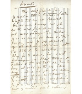 RICHEPIN Tiarko. Compositeur. Lettre autographe à Soulié de Morant (G 4143)