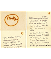COCTEAU Jean. Ecrivain, cinéaste, peintre. Manuscrit autographe sur Pelléas et Mélisande de Debussy (G 2687)