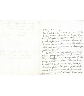 SIMON Jules, philosophe, homme d'Etat français. Lettre autographe (G 3783)