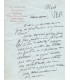 VERON Pierre, écrivain. Lettre autographe (E 10549)