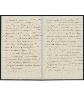 GUERIN Alphonse François Marie, chirurgien. 2 Lettres autographes (G 5136)