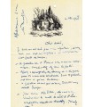 DOUKING (Georges Ladoubée, dit). Artiste peintre. Lettre autographe à Pierre Abraham (Réf. G 1427)