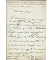 GOZLAN Léon. Journaliste et romancier né à Marseille. Lettre autographe (Réf. E 10564)