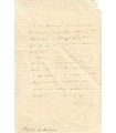 HÜBNER Joseph Alexandre. Diplomate autrichien. Lettre autographe, 1870 ( E 10559)