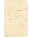 HÜBNER Joseph Alexandre. Diplomate autrichien. Lettre autographe, 1870 ( E 10559)