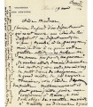 LA FORGE Anatole. Préfet de l'Aisne. Député de la Seine. Lettre autographe (Réf. G 71)