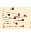 HUGNET Georges. Artiste-peintre, collagiste, relieur. Lettre autographe au peintre Nejad, avec des collages ( BL 24449).