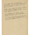 LEBEY André. Poète, ami de Paul Valéry. Poème autographe "La Minerve de mon jardin"