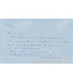 DEBUSSY Claude. Compositeur. Lettre autographe, 1910 (Réf. G 4314)