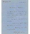 DOMERGUE Jean-Gabriel. Peintre et graveur. Lettre autographe au galériste belge Delahaut, 1939 (Réf. G 5344)