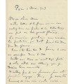 FALLA Manuel de. Compositeur espagnol. Lettre autographe (en français), 1er mai 1913 (Réf. G 5679)