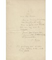 RODIN Auguste. Sculpteur. Lettre autographe à un poète (Réf. G 3546)