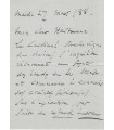 GOUNOD Charles, compositeur. Lettre autographe (G 3587)