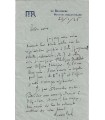 RAVEL Maurice, compositeur. Lettre autographe à une cantatrice, 21 janvier 1926 (Réf. G 5946)